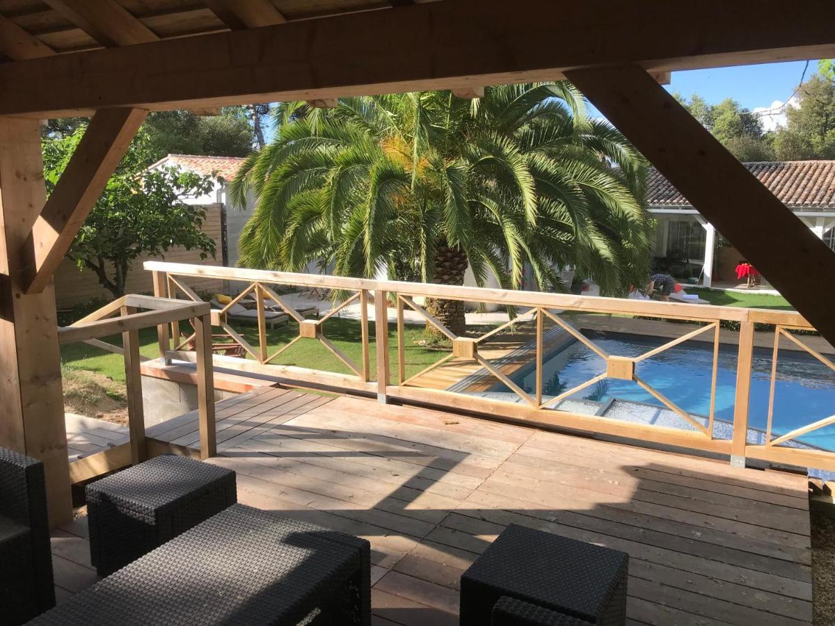 La Maison De La Dune - Chambres Climatisees - Jacuzzi 1Ere Seance Offerte - Piscine Chauffee Avec Abri Amovible - Plage Situee A 200M, Acces Direct Par Le Bois La Couarde-sur-Mer Exteriör bild
