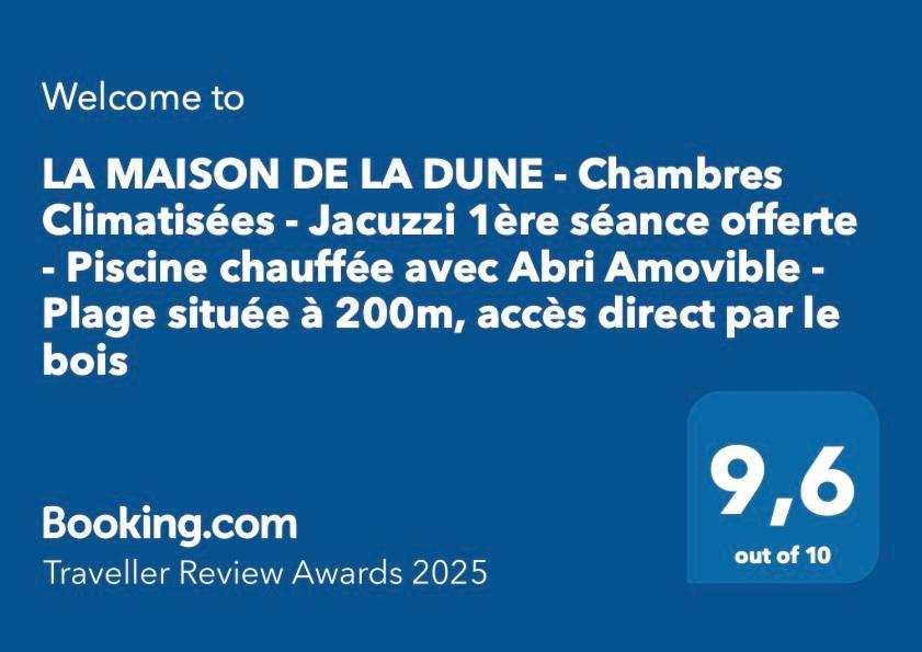 La Maison De La Dune - Chambres Climatisees - Jacuzzi 1Ere Seance Offerte - Piscine Chauffee Avec Abri Amovible - Plage Situee A 200M, Acces Direct Par Le Bois La Couarde-sur-Mer Exteriör bild